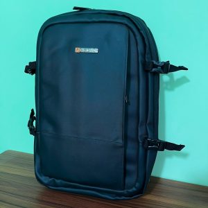 Chancellor Backpack for Men 18L Large Heavy Duty Office Travel Laptop Bag Fit Upto 15" Laptop 1680D Polyester Water-resistant Padded Overnight Laptop/Clothes Bag with Multi-Pocket, Black (M-R1)