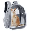 Chancellor Cat Carrier Backpack - Spacious Travel Capsule for Dogs (Gray)