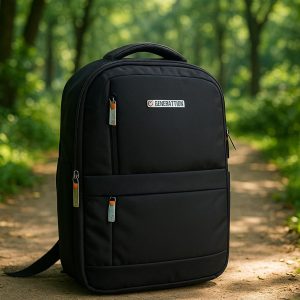 Chancellor Travel Backpack for Men 30L Large Heavy Duty Office Travel Laptop Bag Fit Upto 15" Laptop 1680D Polyester Water-resistant Padded Overnight Laptop/Clothes Bag with Multi-Pocket, Black (M-R26)