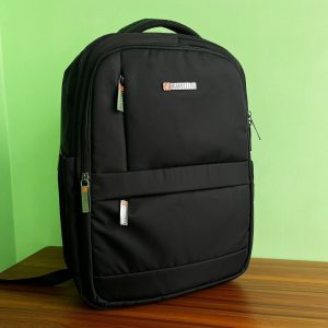 Chancellor Travel Backpack for Men 30L Large Heavy Duty Office Travel Laptop Bag Fit Upto 15" Laptop 1680D Polyester Water-resistant Padded Overnight Laptop/Clothes Bag with Multi-Pocket, Black (M-R26)